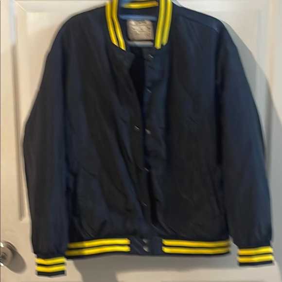 Ci Sono Navy Jacket with Yellow Trim - Picture 1 of 10